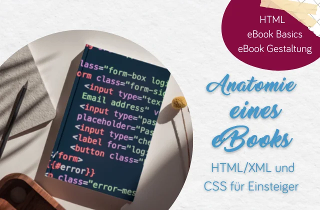 Beitragsbild: HTML-Code auf einem Buch