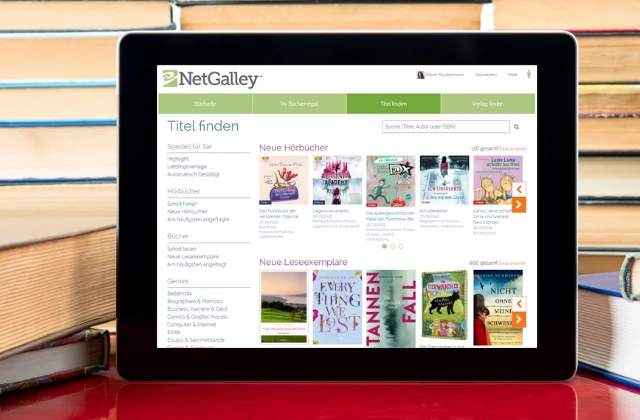 NetGalley als Plattformen & Portale