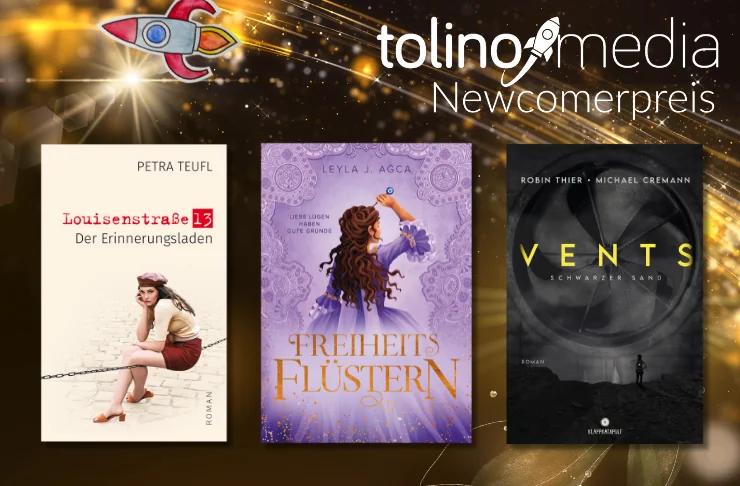 Gewinnertitel des tolino media Newcomerpreises 2023