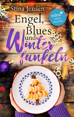 Winterliches Buchcover von Winterfunkeln von Stina Jensen