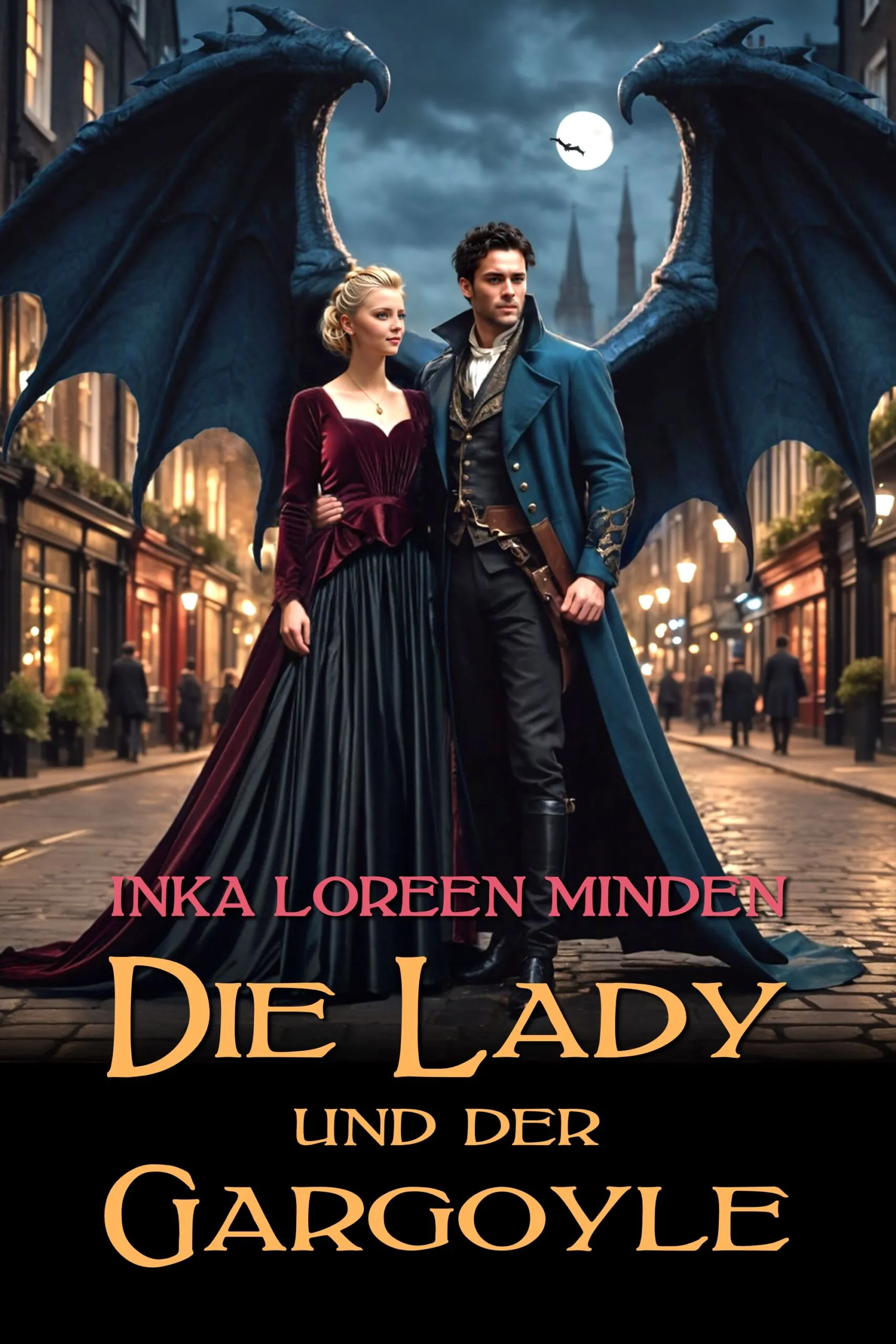 Buchcover von Die Lady und der Gargoyle von Inka Loreen Minden